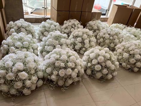 Single Roses Wedding Table, Artificial Wedding Centerpieces, Flower Ball Centerpiece Wedding, Faux Wedding Flowers Centerpieces, Candelabra Wedding Centerpieces Flowers, Christmas Swag Table Centerpiece, Flowers Centerpieces For Party, Floral Table Centerpieces Wedding, Rose Petal Wedding Aisle