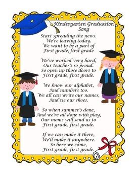 Kindergarten Graduation SongsTwo Songs- Kindergarten Graduation Song- Here I Come!Frames By- KB KonnectedCliparts By- Lita LitaTotal Of 2 Pages Preschool Graduation Poems, Kindergarten Graduation Poems, Preschool Graduation Songs, Kindergarten Graduation Songs, Kindergarden Graduation, Kindergarten Poems, Graduation Kindergarten, Graduation Poems, Preschool Poems