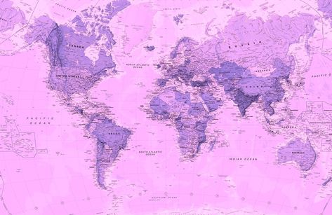 Purple World, Imac Wallpaper, Pink Wallpaper Laptop, Iphone Wallpaper Violet, Light Purple Wallpaper, Purple Aesthetic Background, Wallpaper Notebook, World Map Wallpaper, Screen Savers Wallpapers