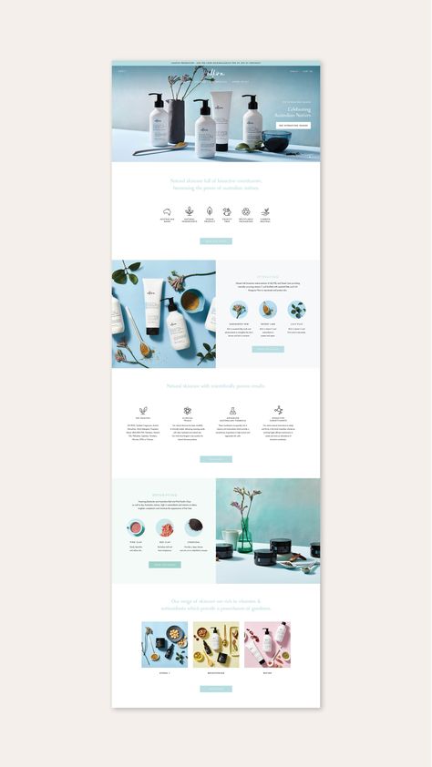 Website Design Inspiration Shopify, Elegant Website Design Layout, Our Work Website Design, Wholesale Website Design, Skincare App Design, Cosmetic Website Design, Website Interface Design, E Commerce Web Design, Elegant Web Design