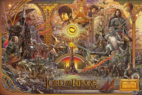 Lord of The Rings artwork by Ise Ananphada Ise Ananphada, The Return Of The King, Hugo Weaving, Two Towers, Lotr Art, Tolkien Art, The Two Towers, Alternative Movie Posters, The Lord Of The Rings