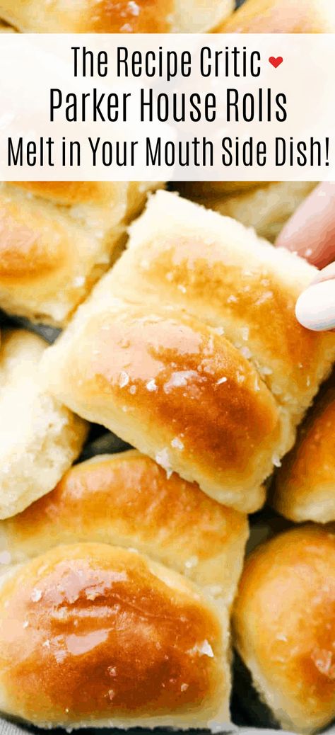 Golden Corral Yeast Rolls Recipe, Golden Corral Rolls, Dinner Rolls Recipe Homemade, Easy Honey Butter, Parker House Rolls Recipe, Easy Yeast Rolls, Yeast Rolls Recipe, Golden Corral, Savory Breads