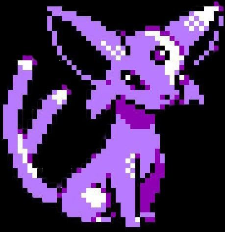 Pixel art icon of espeon Pokemon Purple Aesthetic, Transparent Purple Icons, Purple Aesthetic Transparent, Espeon Aesthetic, Espeon Pfp, Espeon Icon, Pixel Art Purple, Notion Purple, Purple Pixel Art