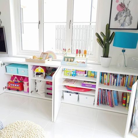 Ikea Bestå Hack, Besta Hack, Storage Playroom, Kid Playroom, Outdoor Toy Storage, Ikea Toy Storage, Bedroom Ikea, Besta Ikea, Ikea Toys