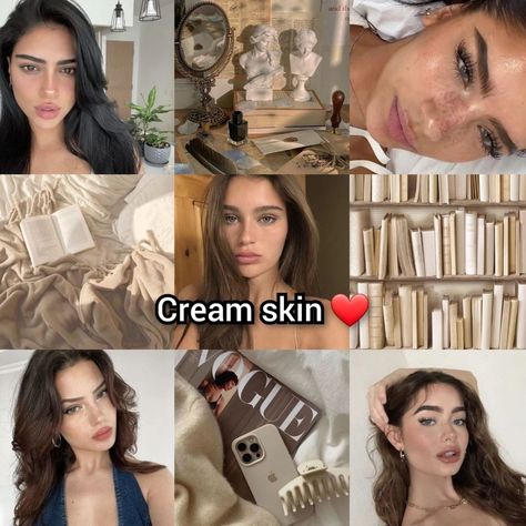 Which one you are ?? #brownskin #paleskin #darkskin #creamskin #caramelskin #oliveskin #milkskin #albino #vitiligoskin #foryou #foryoupage Types Of Makeup Looks, Pale White Skin, Caramel Skin, Brunette Aesthetic, Lose Lower Belly Fat, Olive Skin Tone, Basic Skin Care Routine, Types Of Makeup, Olive Skin