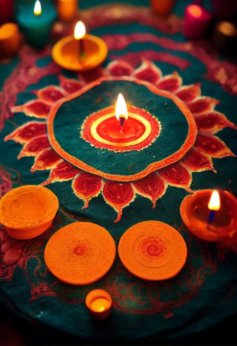 Free Diwali Background with Diya and Rangoli Design Rangoli Wallpaper, Deepawali Poster, Diwali Posters, Deepavali Greetings Cards, Poster Background Images, Happy Diwali Rangoli, Happy Diwali Pictures, Hindu Festival Of Lights, Diwali Ideas