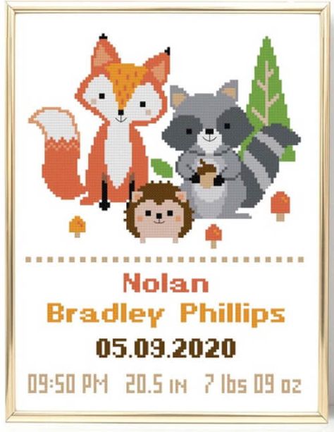 New Baby Cross Stitch Patterns Free, Nursery Cross Stitch Patterns Free, Baby Cross Stitch Patterns Free, Cross Stitch Birth Sampler, New Baby Cross Stitch, Family Tree Cross Stitch, Cross Stitch Birth Announcement, Birth Cross Stitch, Cross Stitch Free