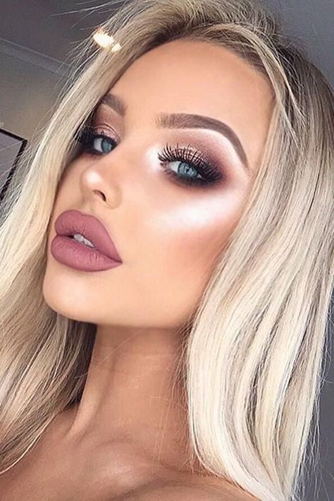 Pinterest: @DannieS123 ❁ Make Up Diy, Makeup Cantik, Make Up Foundation, Makeup Tip, Prom Makeup Looks, Smink Inspiration, Natural Makeup Tutorial, Makijaż Smokey Eye, Braut Make-up