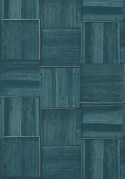 Geometric Wallpaper For Walls, Teal Texture, Classy Wallpaper, Geometric Pattern Wallpaper, Thibaut Wallpaper, Wallpaper For Walls, Wall Texture Design, Blue Texture, Material Textures