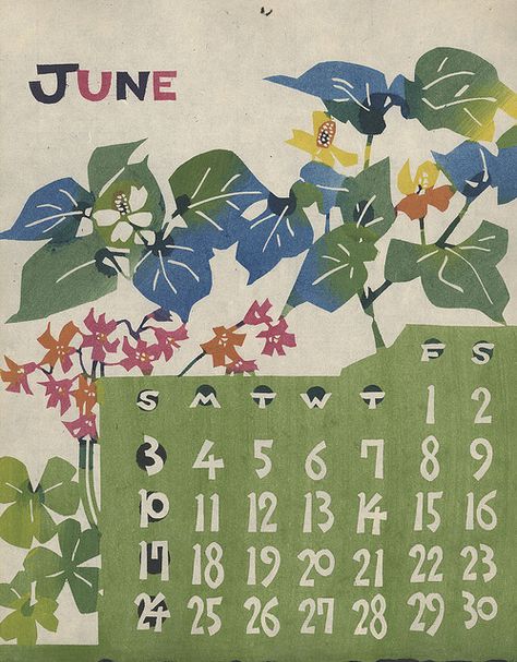 Japanese Calendar, 달력 디자인, Calendar June, Calendar Design, Art Paint, Vintage Japanese, Design Inspo, Graphic Illustration, Art Inspo