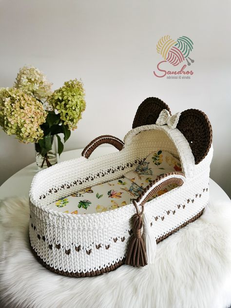 Crochet baby basket pattern pdf pattern , Moses  basket pattern, digital download, Crochet moses basket with bottom pdf Crochet Moses Basket Free Pattern, Moses Basket Pattern, Crochet Baby Basket, Crochet Moses Basket, Baby Basket, Baby Cradle, Basket Pattern, Baby Baskets, Crochet Unicorn