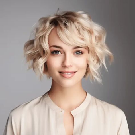 "bixie" Haircut Blonde, Bixie 2022, Bixby Haircut, Curled Bob Hairstyle, Bixie Haircut, Kids Bob Haircut, Bob Hairstyle Ideas, Kids Bob, Pixie Haircut Fine Hair