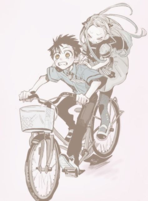 us riding a bike . . . (*ᴗ͈ˬᴗ͈)ꕤ*.ﾟ Bike Reference Pose, Riding A Scooter Reference, Anime Riding Bike, Riding A Bike Drawing Reference, Person Riding Bike Drawing Reference, Row Boat Illustration, Biking Reference, Bike Pose Reference, Shoulder Ride Drawing Reference