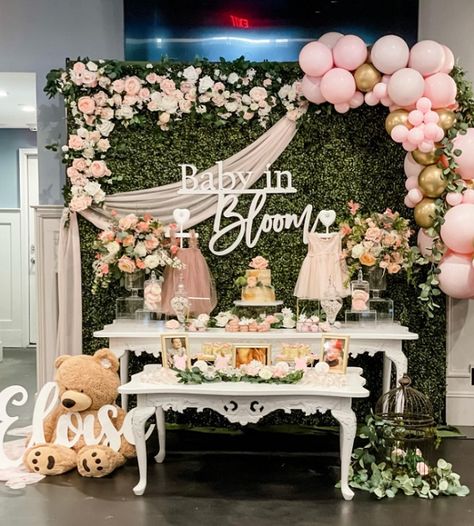 ��“Baby in Bloom” Baby Shower Ideas (Floral Garden) – Baby Shower Ideas 4U Blooms And Butterflies Theme Party, Flower Wall Baby Shower Ideas, Baby In Bloom Flower Arrangements, Garden Of Eden Baby Shower Theme, Baby In Bloom Girl Shower Ideas, Summer Girl Baby Shower Ideas, Garden Tea Party Baby Shower Ideas, Baby In Bloom Centerpiece Ideas, Baby In Bloom Food Ideas