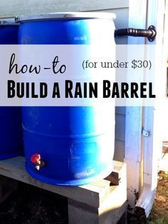 Before we start I'd like to thank The Rain Barrel Depot for sending me two of these kits! Gene has been so helpful and has answered every question I had and even tried to help me find some free barrels! Don't miss the giveaway at the bottom of this post! Rain water collection and water… Diy Rain Barrel, Water From Air, Water Barrel, Rain Collection, Rainwater Harvesting, Water Collection, Rain Barrel, Rain Water Collection, Gardening Advice