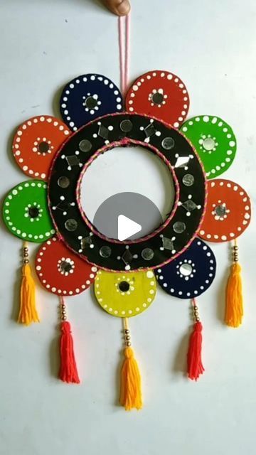 Art And Craft Competition Ideas, Wall Hanging From Cardboard, Hanging Craft Ideas For School, Cardboard Hanging Decor, Wall Hanging Crafts For School, Wall Hanging Ideas Handmade With Paper, Wall Decor Crafts Diy Creative, Wall Hanging Ideas For School, Hanging Ideas For School Decoration