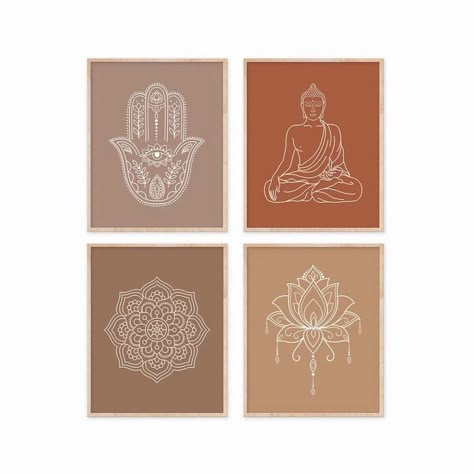 Mandala Line Art, Photo Zen, Mandala Buddha, Deco Spa, Line Art Prints, Art Meditation, Lotus Print, Lotus Mandala, Zen Yoga