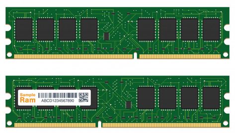 Real random access memory or ram computer Premium Vector Ram Random Access Memory, Yellow Business Card, Random Access Memory, Data Visualization Design, Computer Server, Computer Basic, Modern Business Cards Design, Computer Memory, Modern Business Cards