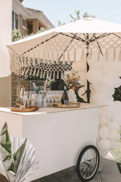 Citrus Baby, All White Party, Boho Party, בר מצווה, Shower Inspiration, Salou, Mobile Bar, Backyard Party, Wedding Bar