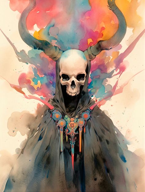 Watercolor artwork. The rainbow spirits. Rainbow skulls series. Wall art. Art print and poster. Artwork Gothic home decor gift. Verion II Gothic Home, Poster Artwork, Gothic Home Decor, Gothic House, Watercolor Artwork, The Rainbow, Art Art, Etsy Australia, Decor Gifts