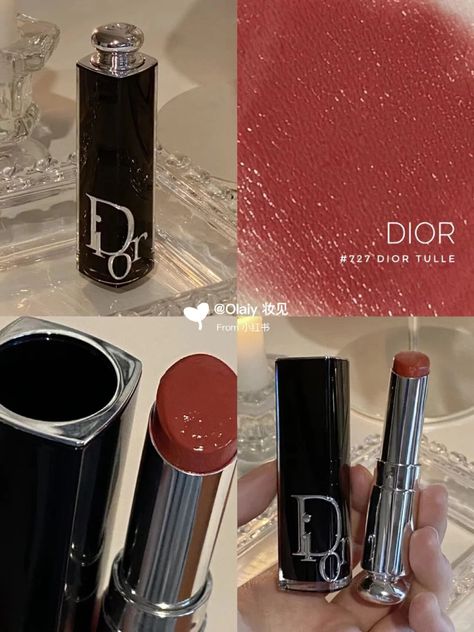 This hydrating and volumizing formula adorns lips with a veil of color and spectacular shine In catwalk-inspired shades Leave lips soft and sexy A Dior Addict lipstick for up to 24 hours of hydration and up to six hours of color and shine, in a refillable couture case Composed with jasmine wax and plum oil, Dior Addict Shine Lipstick delivers up to 24-hour hydration and up to six hours of radiant color. Dior Gloss, Labial Dior, Gloss Dior, Christian Dior Lipstick, Dior Addict Lipstick, Alat Makeup, Dior Lipstick, Shine Lipstick, Makeup Accesories