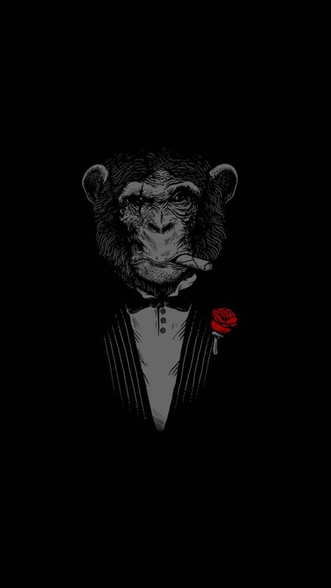 Download Godfather Monkey 4k wallpaper by capone6 - b1 - Free on ZEDGE™ now. Browse millions of popular 4k Wallpapers and Ringtones on Zedge and personalize your phone to suit you. Browse our content now and free your phone A Monkey, Deep Meaning, Wallpapers, Screen, Black