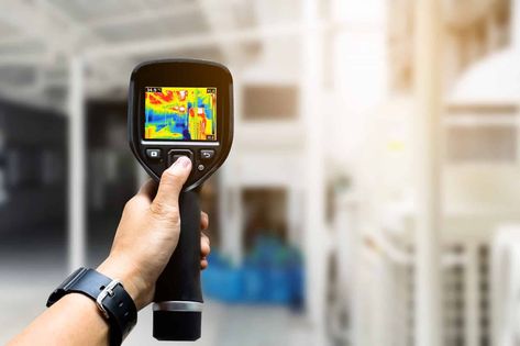 Everything You Need to Know About Thermal Imaging Cameras Energy Audit, Thermal Imaging Camera, Thermal Heat, Camera Logo, Thermal Energy, Thermal Imaging, Photography Accessories, Vintage Cameras, Digital Camera