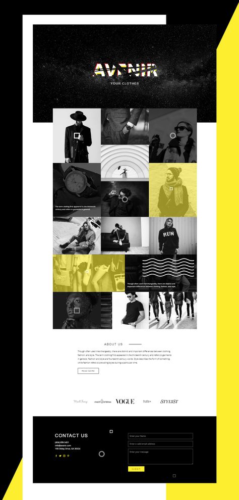 Monochrome Website Design, Monochrome Website, Logo Moodboard, Fashion Web Design, Web Ideas, Porter Robinson, Mobile Friendly Website, Inspiration Board Design, Nike Design