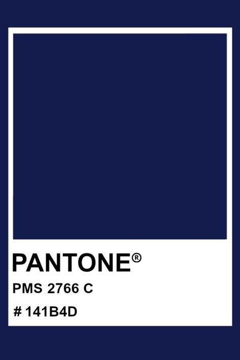 Navy Blue Pantone, Pantone Navy, Bleu Pantone, Pantone Azul, Palette Winter, Colour Pallettes, Pantone Tcx, Pantone Matching System, Pantone Color Chart