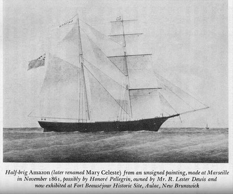 The Mary Celeste Merchant Ship, Mary Celeste, Azores Islands, Ocean Horizon, Classic Doctor Who, Strange Facts, Ghost Ship, Vanishing Point, Space Museum