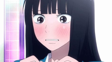 Sawako Gif, Kazehaya And Sawako, Kazehaya X Sawako, Sawako Kimi Ni Todoke, Shouta Kazehaya, Kuronuma Sawako, Kimi No Todoke, Awkward Girl, Shadow And Amy