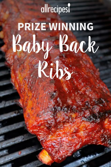 Babyback Ribs Recipe, Ribs On The Grill, Best Ribs Recipe, Grilled Baby Back Ribs, Bbq Baby Back Ribs, Bbq Recipes Ribs, Smoked Pork Ribs, Rib Recipe, Baked Ribs