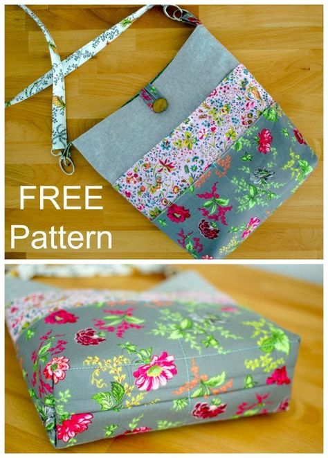 FREE tote bag sewing pattern. This simple tote bag is quick and easy to sew and yet it benefits from lots of extra pockets that you don't usually find in a tote bag sewing pattern. Quick and easy tote bag sewing pattern for beginners, with free bag sewing pattern. #SewABag #SewAToteBag #BagSewingPattern #ToteBagSewingPattern #FreeBagSewingPattern #FreeToteBagSewingPattern #FreeToteBagPattern #SewForFree #SewingForFree #FreeBagPattern Sew A Tote Bag, Simple Tote Bag, Sewing Handbag, Tote Bag Pattern Free, Bag Sewing Pattern, Pouch Sewing, Simple Tote, Bag Pattern Free, Free Sewing Pattern