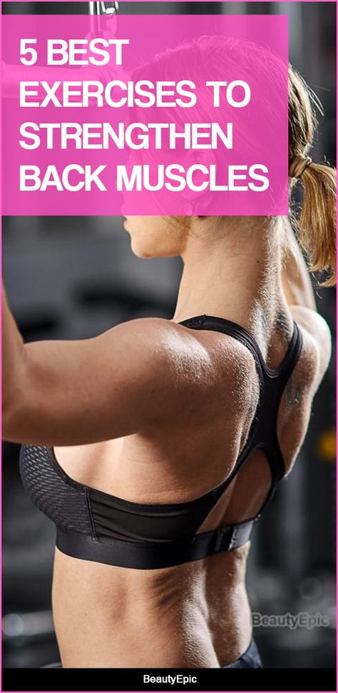 Back Muscle Exercises, Back Fat Exercises, Muscles Exercises, Shoulder Blade Muscles, Best Back Exercises, Exercises Back, Strengthen Shoulders, Back Strengthening Exercises, Strengthen Your Back