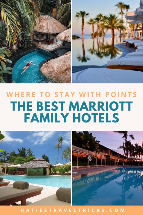 Best Marriott Hotels In The Us, Best Marriott Resorts, Marriott Vacation Club, Resorts For Kids, Kid Friendly Resorts, Travel Tricks, Best Family Resorts, Travel Points, Marriott Resorts