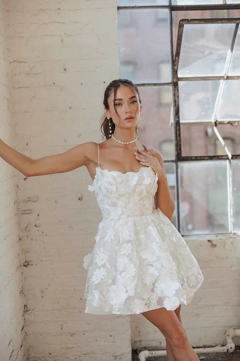 After Party – Untamed Petals White Homecoming Dresses Short, Mini Wedding Dresses, White Homecoming Dresses, Tulle Homecoming Dress, Homecoming Dresses Tight, Corset Back, Wedding Dresses Satin, Lace Homecoming Dresses, Dresses Ideas