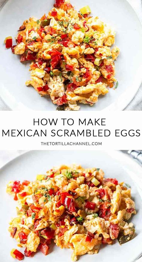 The best Mexican scrambled eggs or huevos a la Mexicana is great for breakfast or lunch. It is low carb so it fits a keto diet. Visit thetortillachannel.com for the full recipe. #thetortillachannel #Mexicanscrambledeggs #huevosalamexicana #eggrecipe #breakfast #lunch Mexican Scrambled Eggs, Breakfast Recipes With Eggs, Recipes With Eggs, Breakfast Eggs Scrambled, Egg And Grapefruit Diet, Scrambled Eggs With Cheese, Easy Egg Recipes, Eggs Recipes, Scrambled Eggs Recipe