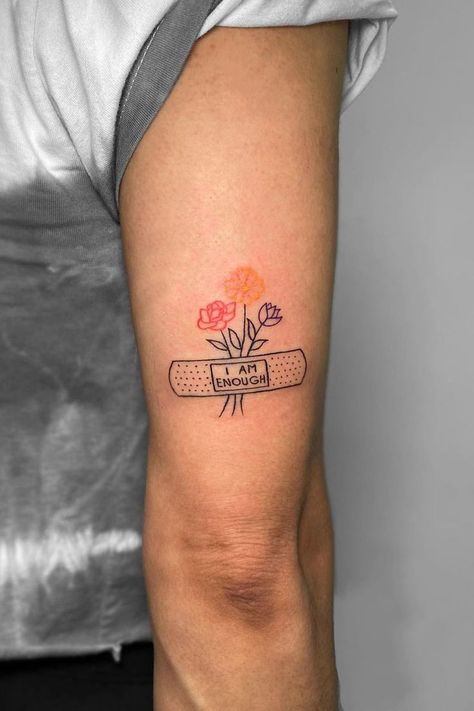 amor propio Self Love Tattoo, Tattoo Feminina, Tattoo Life, Dream Tattoos, Dope Tattoos, Love Tattoos, A Tattoo, Future Tattoos, Ink Tattoo