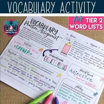 Vocabulary Words Activities, Vocabulary Graphic Organizer, Vocabulary Strategies, Vocabulary Instruction, To Do List Printable, Teaching Vocabulary, Vocabulary Lessons, High School Classroom, Vocabulary Practice