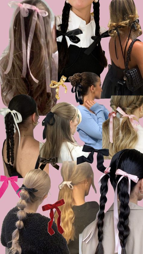 #hairstyles #ribbon #ribbonhair #gamedayhair #college #collegehair #ribbonhairinspo #hairstylesinspo #hairinspo #cutehair #ribbonhairstyles Hairstyles Ribbon, College Hairstyles, Concert Hairstyles, Editorial Hair, Game Day Hair, Top Hairstyles, Ribbon Hairstyle, Slicked Back Hair, Slick Hairstyles