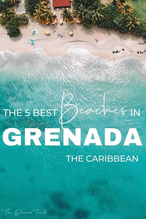 Grand Anse Beach Grenada, Grenada Itinerary, Grenada Caribbean, Black Sand Beaches, Beach Honeymoon, Birthday Trip, Caribbean Island, Caribbean Vacations, Caribbean Travel