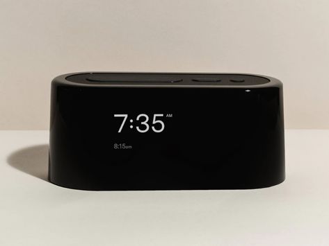 Loftie clock switched off Alarm Clock Design, Awake At Night, Noise Machine, White Noise Machine, Sound Bath, The Calm, Wall Outlets, White Noise, Echo Dot