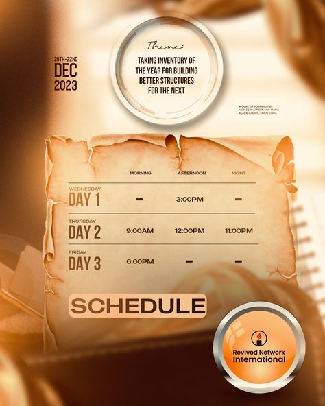 Church Media Graphics, Bronze Background, Christian Graphic Design, Calendar Design Template, Church Media Design, Graphic Design School, Graphic Shapes Design, Adobe Illustrator Graphic Design, Illustrator Design Tutorial