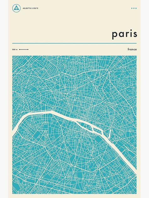 Paris Map Aesthetic, Paris Travel Poster Vintage, Paris Poster Vintage, Location Posters, Paris Map Art, Paris Map Poster, Paris Map Print, Vintage Paris Map, Paris City Map