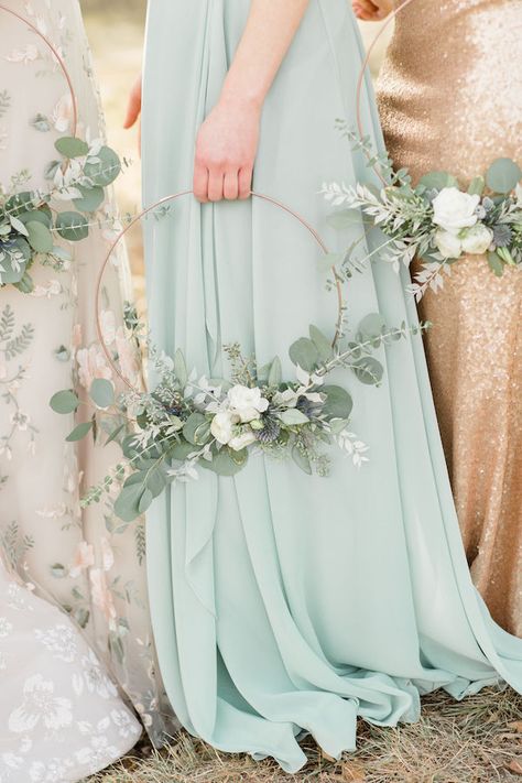 Bridesmaid Wreath, Mint Bridesmaid, Sage Green Wedding, Vintage Carnival, Scenery Nature, Bridesmaid Flowers, Perfect Palette, Mountain Views, Green Wedding