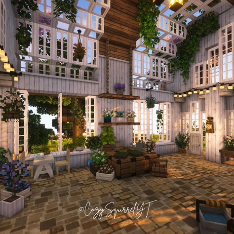 MayCraft Building Challenge - Part 2 🌿 Greenhouse, done! Interior pics coming soon ❤️ Texture - Mizuno's 16 Craft Shader - Complementary Resources - Mizuno's 16 Craft CIT, Garden Breeze, Ghoulcraft. #yumimigaming #mcmaycraft #minecraft #cottagecore #cottagecoreminecraft #minecraftcottagecore #aesthetic #aestheticminecraft #minecraftmods #minecraftbuilding #minecraftbuildingideas #minecraftgreenhouse #greenhouse #slowliving #minecraftdecorations #decorations #cozygaming #cozygamer #cozysqui... Mizunos 16 Craft Builds, Minecraft Greenhouse Interior, Greenhouse Minecraft, French House Interior, Minecraft Mizuno, Minecraft Greenhouse, Minecraft Decor, Minecraft Cottagecore, Minecraft Garden