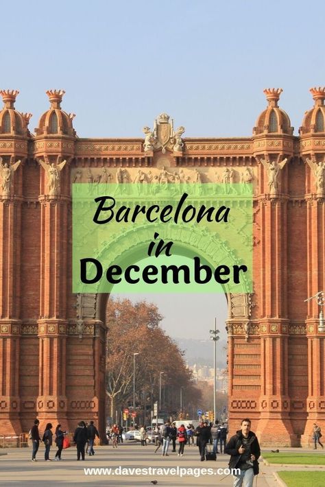 Barcelona In December, Spain In December, Barcelona In Winter, What To Do In Barcelona, Winter City Break, Things To Do In Barcelona, To Do In Barcelona, Barcelona Spain Travel, Visit Barcelona