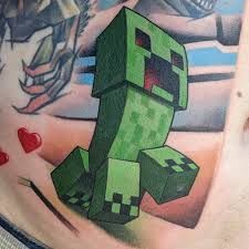 Creeper Tattoo, Slytherin Tattoo, Squid Tattoo, Creeper Minecraft, Cute Little Tattoos, New Tattoo, Little Tattoos, Creepers, New Tattoos