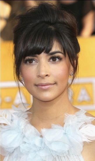 Short Eyebrows, Bangs Updo, Hannah Simone, Twists Hairstyles, French Twists, Best Wedding Hairstyles, Haircut Inspiration, Super Hair, Short Wedding Hair