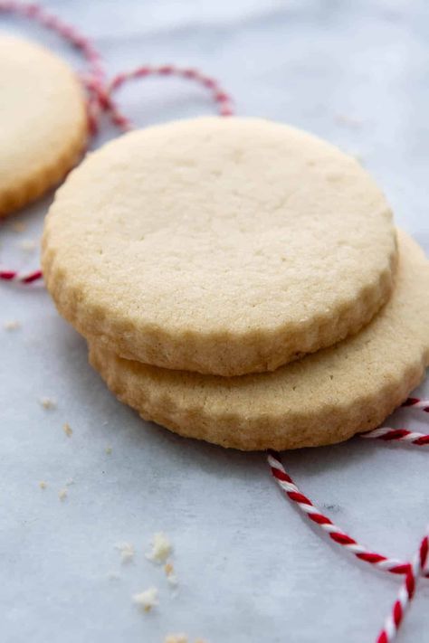 Girl Scout Shortbread Cookie Recipe, Turkey Gluten Free Recipes, Gf Shortbread, Cookies No Bake, Gluten Free Biscotti, Gluten Free Shortbread Cookies, Vegan Shortbread Cookies, Vegan Shortbread, Gluten Free Shortbread